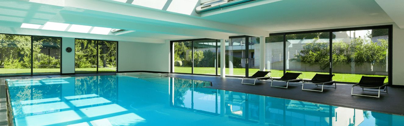 Indoor pool climate control