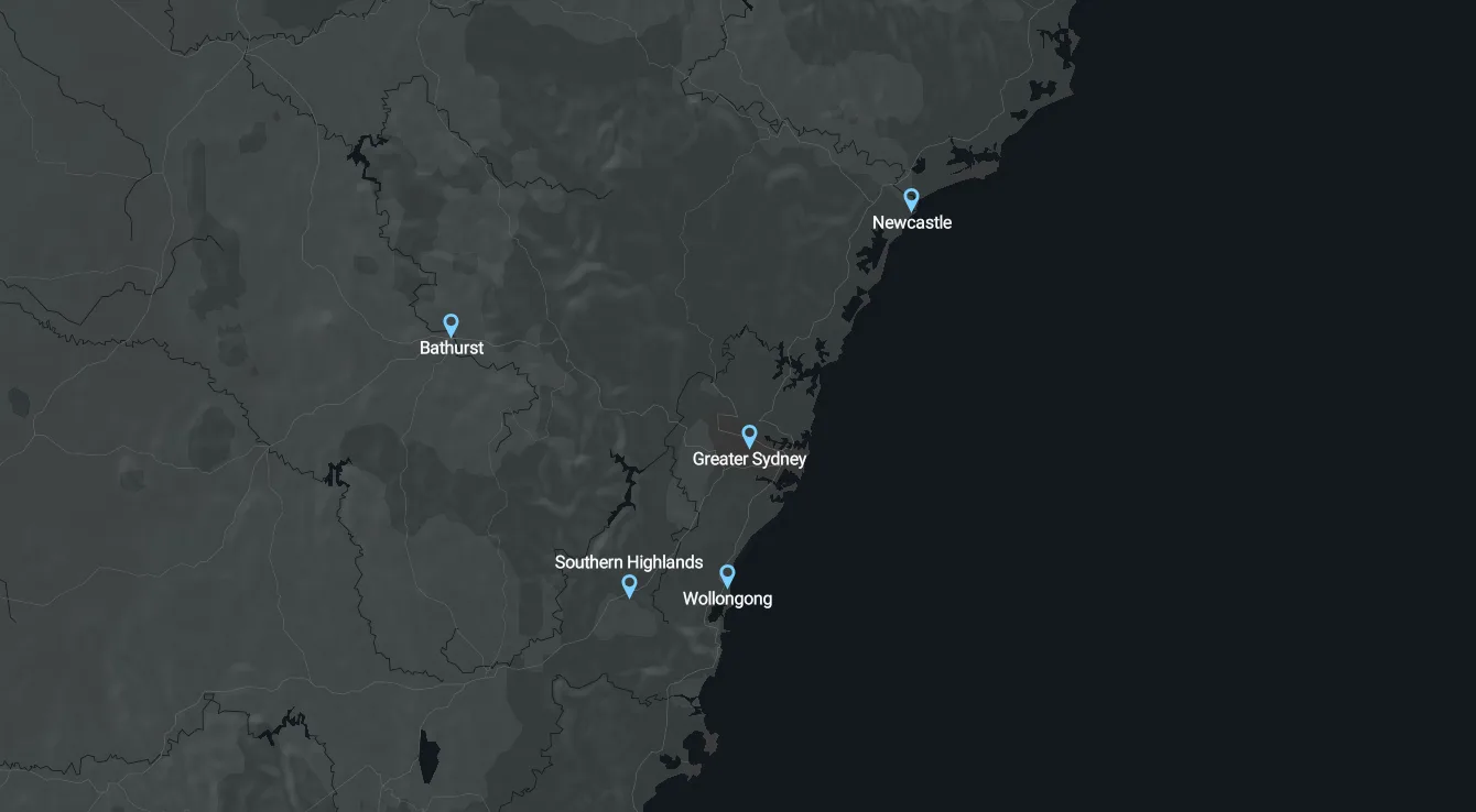 service area map
