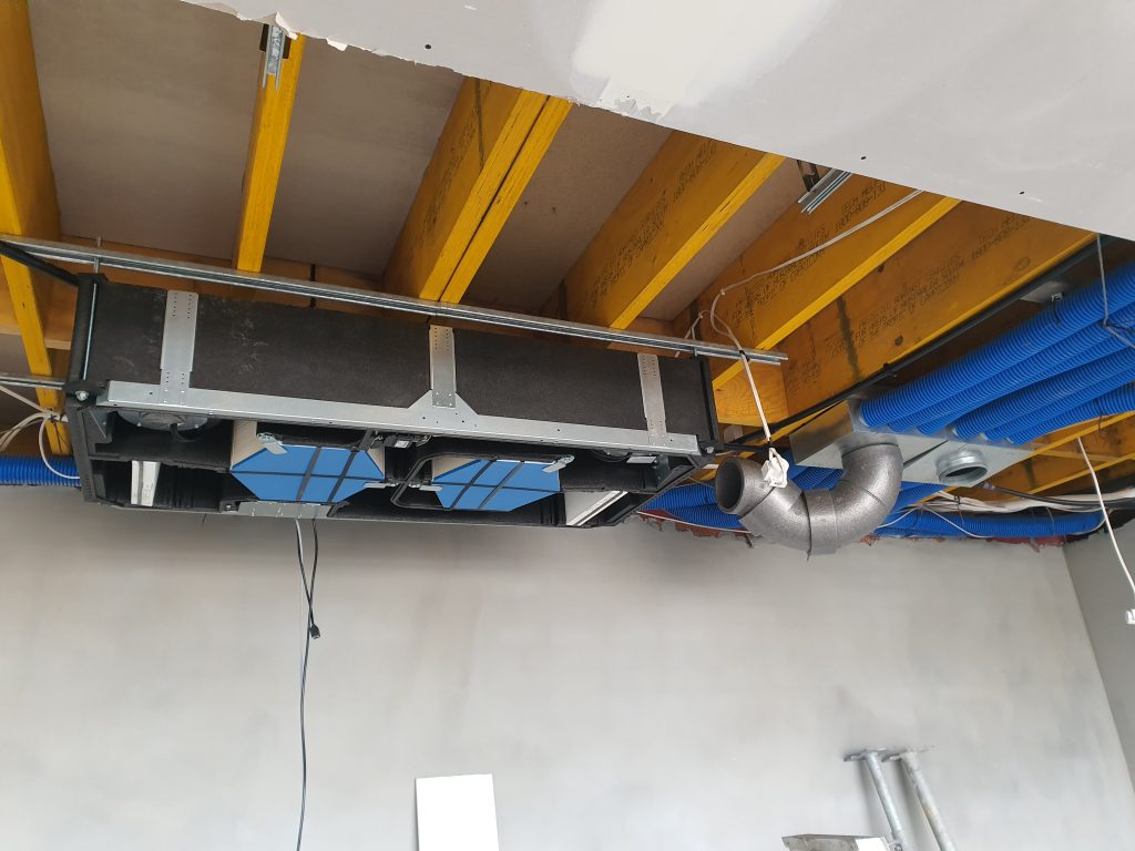 Residential Heat Recovery Ventilation Installation